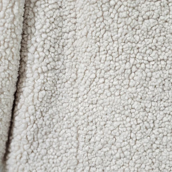 Banana Republic Women's Petite Sherpa Bomber Jacket Size M - Picture 12 of 14